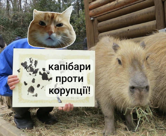 Адмінкиця ще не повернулася, але вже на шляху до рідної неньки України та підготувала свої протестні картонки