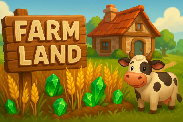 🌱 Добрий день! Це Farm Land Нова гра в Telegram У нас все просто: - Вирощуйте курей, збирайте яйця, відкривайте нові слоти -