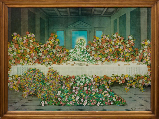 Santa Ceia: A Reprodução das Flores, 1990 Nelson Leirner