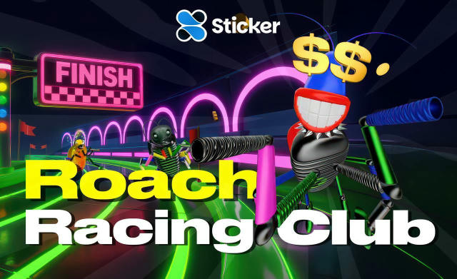 Top-tier Roach stickers on Abstract are now available on StickerX! 🪳👋 New collection — a collab with the top project on Abs