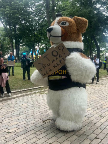Пес Патрон повстав проти зеленої влади.
