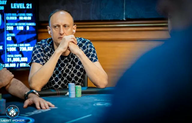 🇺🇦 Роман Пшик зіграв за фіналкою $5,300 High Roller Merit Poker 🇺🇦 У рамках серії Dolce Vita 2025 відбувся найбільший гай