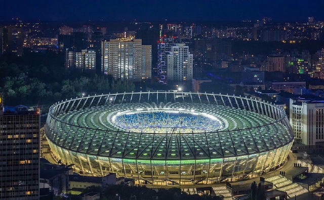 Олімпійський увечері прекрасний …
