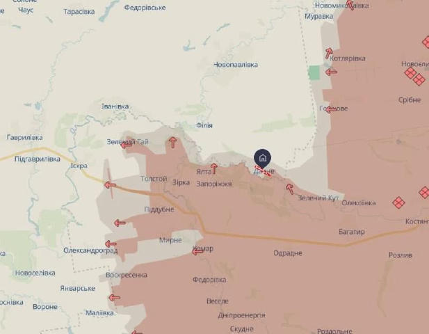 📣⚔️ У ЗСУ спростували інформацію про захоплення армією РФ Дачного на Дніпропетровщині Окупанти в цьому районі зазнають втрат