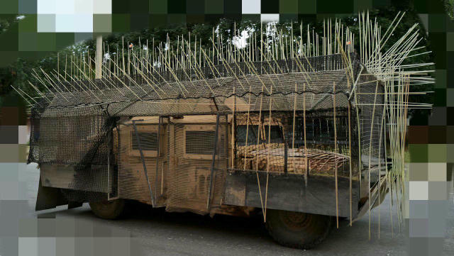 Тотально замангалений «HMMWV» українських військових Дыбилятко.ua