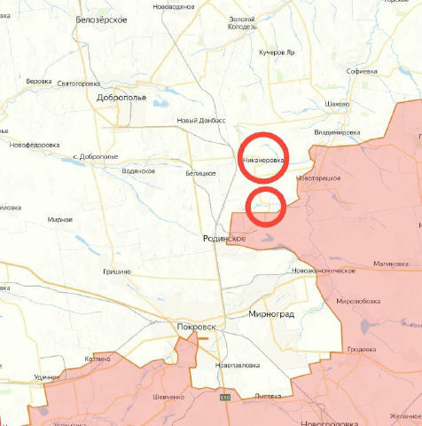 Минобороны РФ заявило об освобождении Никаноровки и Суворово. Эти населённые пункты находятся фактически вплотную к Родинском