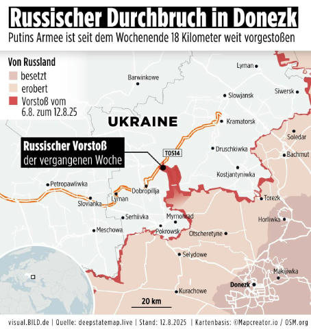 ‼російській армії вдалося прорвати фронт. Наслідки можуть бути для України катастрофічними — військовий оглядач BILD Юліан Ре