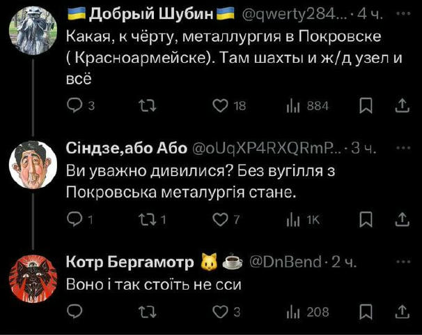 Убыточный Покровск стремительно теряет стратегическое значение 😁 Колобок и Киевская Погань