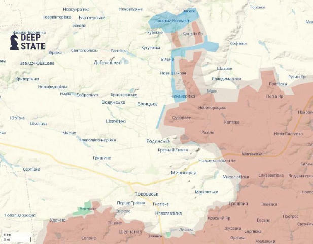 ❗️ЗСУ відкинули росіян, які наступали на Добропілля Донецької області, - DeepState.