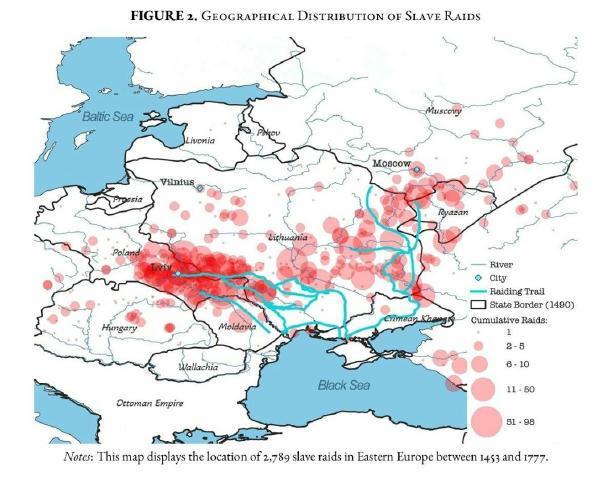 Цікава географія нальотів татар за ясиром. Є версії, чому більшість рейдів йшли на західну Україну?