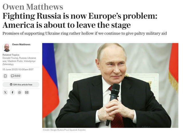 🥀Нам світять реально погані перспективи. Як пише The Telegraph, США більше не даватимуть зброю Україні: курс Трампа — перего