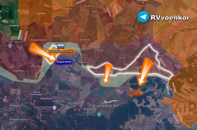 🇷🇺⚔️🇺🇦 Армия России развивает наступление к Сумам ▪️Ранее подразделения ВСУ не смогли сдержать наступление наших войск и 