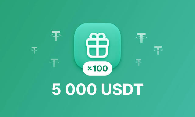 🎁 Join the giveaway together with me and share 🪙 5,000 USDT ($5,000.19).