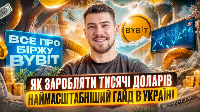 МЕГА ГАЙД — ЯК ЗАРОБЛЯТИ ТИСЯЧІ ДОЛАРІВ НА BYBIT | Ф'ЮЧЕРСНА ТА СПОТОВА ТОРГІВЛЯ ДЛЯ НОВАЧКІВ 2025 Відео: https://youtu.be/_y
