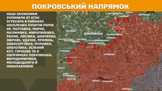 Росія стягнула понад 100 тисяч солдатів на Покровському напрямку, а саме на ділянці Покровськ-Костянтинівка Про це повідомив 