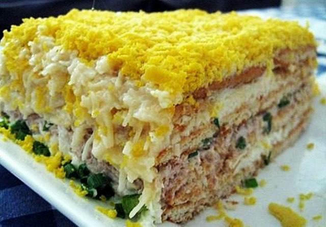 До непристойності смачний торт-салат закусочний. Дуже рекомендую! Інгредієнти: Яйця — 5 штук; Читати повністю...