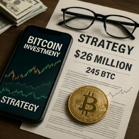 💰 Інвесткомпанія Strategy знову в центрі уваги — минулого тижня вона поповнила свої резерви ще на 245 BTC загальною вартістю