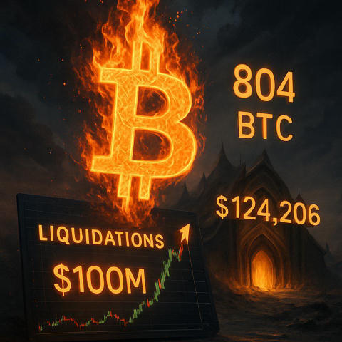 💥 \$100 мільйонів ліквідацій за одну мить — BTC не зупинити! На біржі Binance 14 липня о 5:00 за UTC було ліквідовано коротк