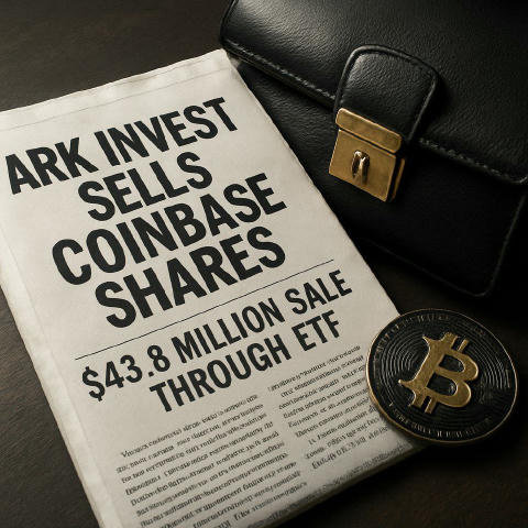 💼 Ark Invest здійснила продаж акцій Coinbase на \$43,8 мільйона через свої ETF. Цей крок може позначитися на інвестиційних н