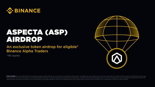 Також буде новий аірдроп ASP на Binance Alpha 24 липня ⚡️