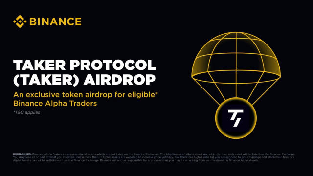 💰 Найближчі події на альфі Binance 1️⃣ Taker Protocol - 18 липня (прихований Гєм зібрали 3 млн$, але при тому дуже активний 