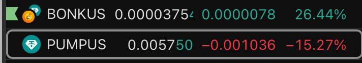 Ok, bonk > pump 🫂 @trade_ultra