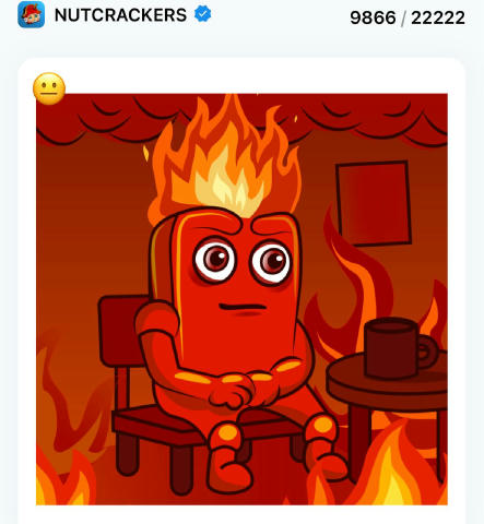 😎 Забираємо фрі стікер в StickerX Проект Nutcrackers від команди Crypton (Загалом це NFT колекція з різними ютіліті, зараз в
