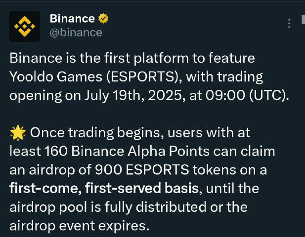 Щоб отримати 900 токенів ESPORTS потрібно 160 поінтів, буде знову раунд FCFS 📣 🤔Що думаєте про такі умови отримання дропу?