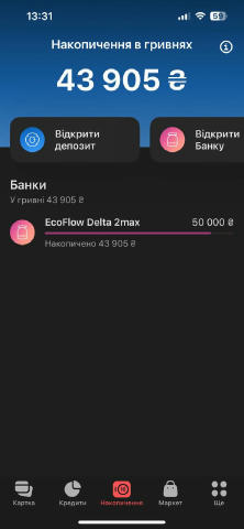 Збір закрито, ще 145$ друг кинув на ПС. Їду зараз купувати Екофлоу, Луцький магазин «Купи Яблуко» запропонував дуже гарну цін