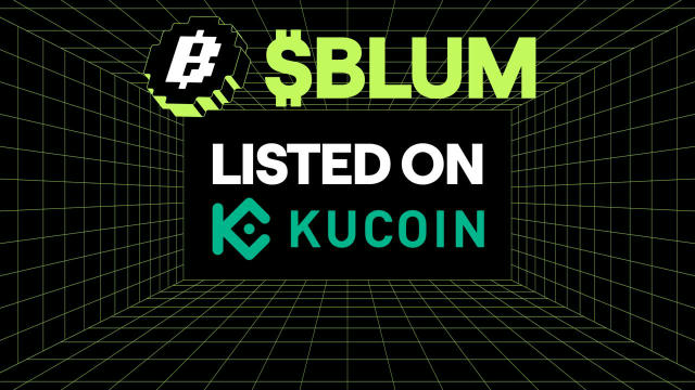 KuCoin just got blummed 💥 $BLUM is officially listing on one of the most popular CEXes out there. 📥 Deposits already open �