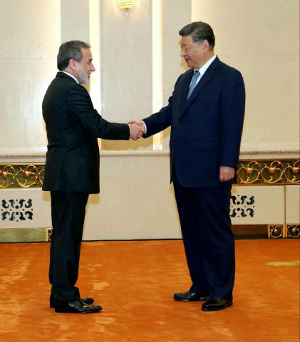 — 🇮🇷/🇨🇳 NEW: Iran's Foreign Minister, Abbas Araqchi, met with the leader of China, chairman Xi Jinping @Middle_East_Spect