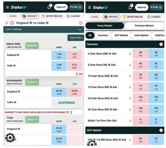 England W Vs India W Khelo Only On www.Stakeid Bas Prediction Karo Aur Bet Place Karo ON www.Stakeid ◼️ PREDICT TOSS WINNER ◼